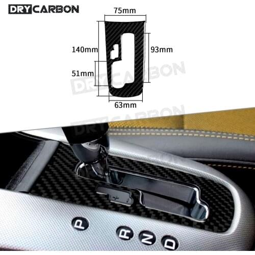 For Chevrolet Cruze 2009-2015 Carbon Fiber Gear Shift Panel Trim Frame Cover Sticker Car Accessories