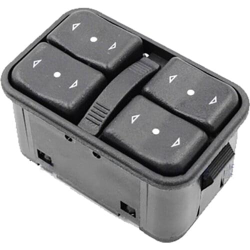 Car Auto Electric Power Master Window Control Switch Button for VAUXHALL ASTRA ZAFIRA for Opel 90561086 Black ABS