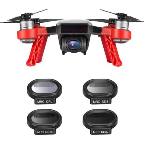 Neewer 4 Peices Drone Lens Filter Kit for DJI SPARK Quadcopter, Includes Multi-coated MC-16 HD ND8 ND16 ND32 CPL Filter w/ case