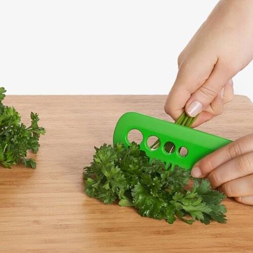 Kitchen Vegetable Leaf Peeler Herb and Kale Stripping Comb Multi-Function Gadget Creative Vegetable Leaf Remover Dropshipping