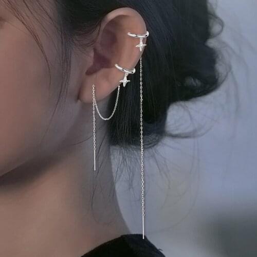 Luckydays 1 Pcs Tassel Cross Stud Earrings For Women Wedding Party Jewelry Female Pendientes