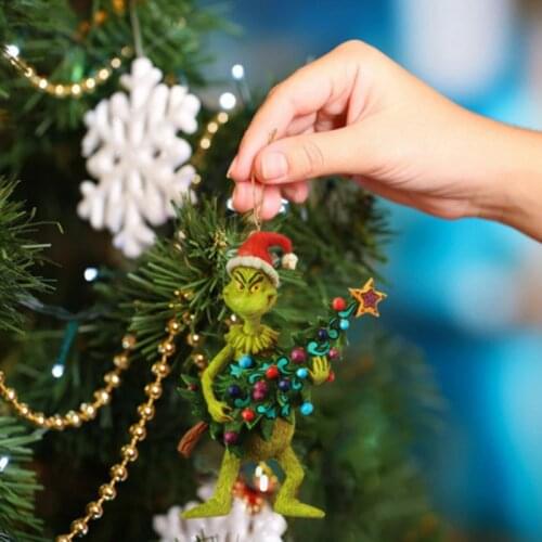 LUDEOU Wooden Christmas Decorations