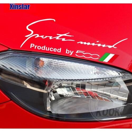 Decal Sticker car head sticker for fiat 500 SS GT