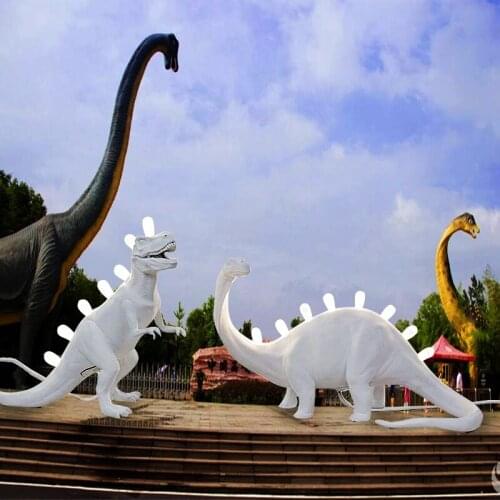 JURASSIC Dinosaur Desk Lamp for Bedroom Resin Brontosaurus T-Rex Led Table Lamps Luminaire Home art light fitting