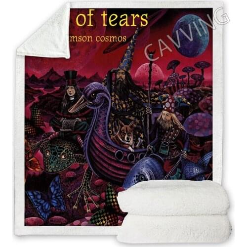 LAKE OF TEARS 3D Printed Sherpa Blanket Rectangle Blanket Home Textiles Fleece Wearable Blanket Throw Blanket for Sofa Bed