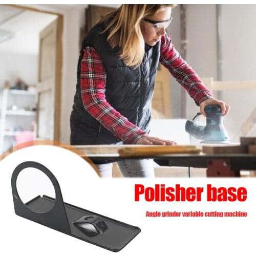 Adjustable Metal Angle Grinder Base Bracket Protector Shield Balance Holder Wheel Guard Base Cutting Machine Woodwoking Tools