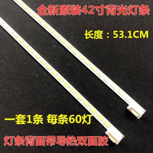 1 pieces/lot 42'' TV V12 Edge REV1.1 6920L-0001C 6922L-0016A 42LS570 42LS570S 42LS575 42LS575S 1Pieces=60LED 531MM 100% new