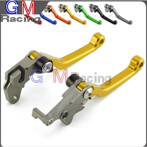 Motorcycle CNC Billet Pivot Foldable Brake Clutch Levers For SUZUKI DRZ400S DRZ400SM DR250R DRZ 400 Dirt Bike Motocross