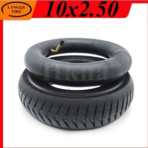 High Performance 10x2.50 Inner and Outer Tyre 10 Inch 10*2.50 Thickening Tire for Electric Scooter Parts