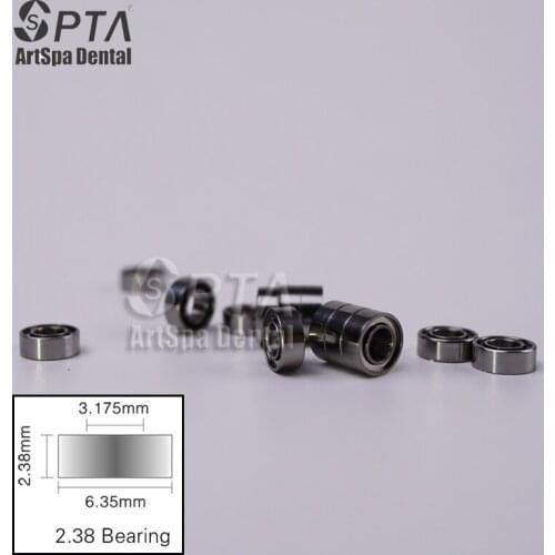 10pcs Dental high speed handpiece ceramic bearings compatible with nsk tosi coxo Dental rotor Bearings 3.175*6.35*2.38 mm