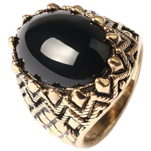 2021 Anel Wedding Rings Ancient Inlaid Big Gem Ring Popular Board Restoring Ways Jewelry Exquisite Carving Decorative Pattern