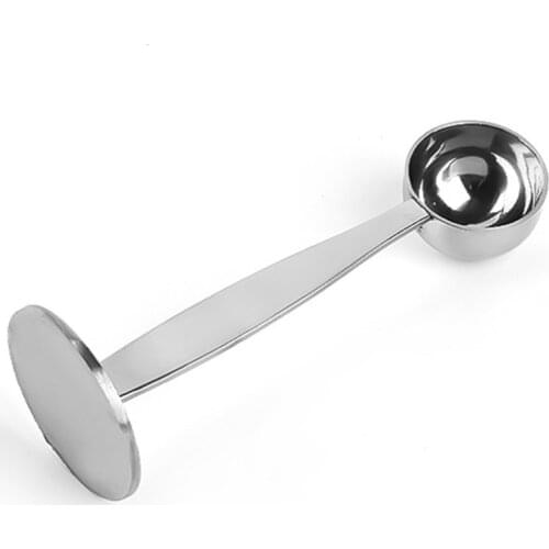 304Stainless Steel Coffee Tamper 50mm Espresso Coffee Tamper With Measuring Spoon Coffee Powder Press Barista Tamper Tool