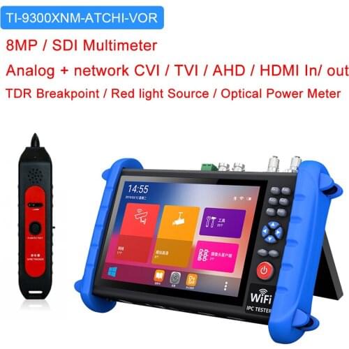 4K HD CCTV Tester 8MP IP Camera Tester POE HDMI Out Monitor multi-functional AHD CVI TVI CVBS SDI IP H.265 CVBS ONVIF WIFI 48V
