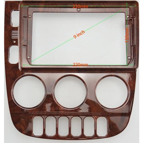 9 INCH Car Audio Frame GPS Navigation Fascia Panel Car dvd Plastic Frame Fascia is suitable for 2003-2005 BENZ ML320