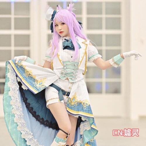Anime Umamusume:Pretty Derby Mejiro McQueen Cosplay Costume Game Champion Suit Women Uniform Halloween Party Outfit Custom Made