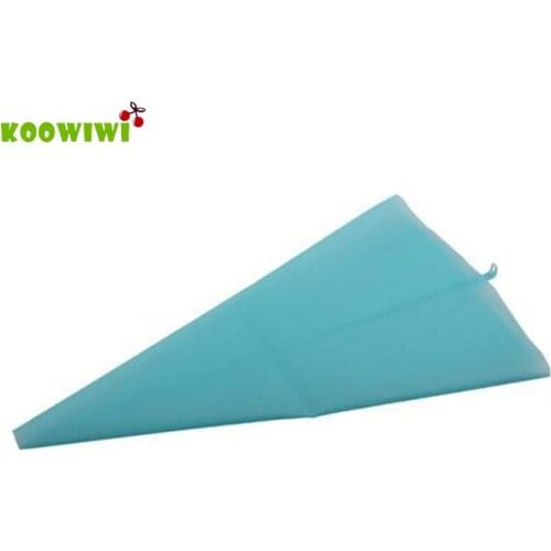 Free Shipping Thicken Length Silicone Icing Piping Cream Pastry Bag Cake Decorating Tool Medium Size 4[N1028_M]
