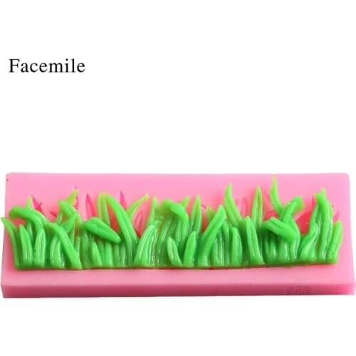 Facemile Grass Silicone Cake Mold Cake Decorating Moulds Tools Soap Chocolate Decor Mold Kitchen Baking Mold