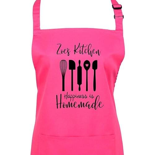 Custom barbecue cooking apron,With Name,Personalized Happiness is Home Made,my kitchen is my decision,The Mythical Baking Master