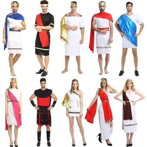 Man Acient Rome Warrior Cosplay Children Adult Dress Outfits Carnival Party Sexy halloween costumes for women Kids Christmas