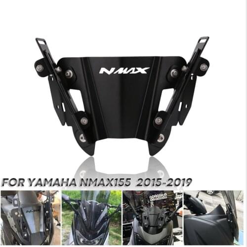 CNC For Yamaha NMAX 155 Rearview Side Mirror Bracket N Max NMAX155 2015 2016 2017 2018 2019 Rear View Mirrors Adapter Holder