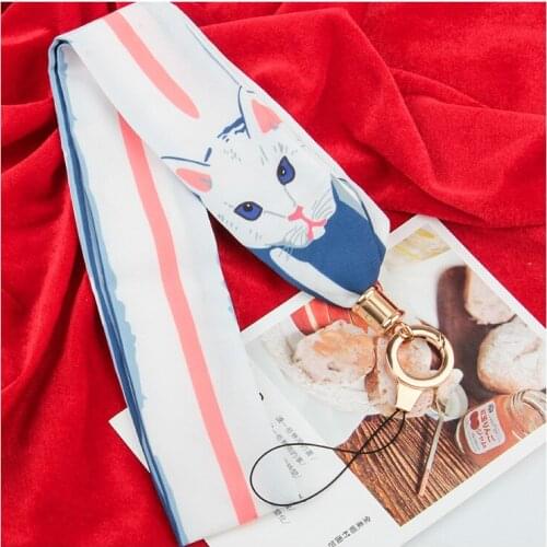Mobile Phone Lanyard Personalized Creative Silk scarf Rope Suitable For Apple Huawei Xiaomi New Universal Hanging Neck Rope