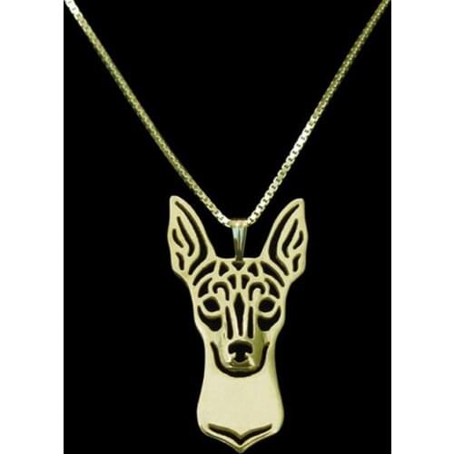 Newest Handmade Fox Terrier Ears Up Pendant women choker necklace cute Dog Jewelry Pet Lovers Gift