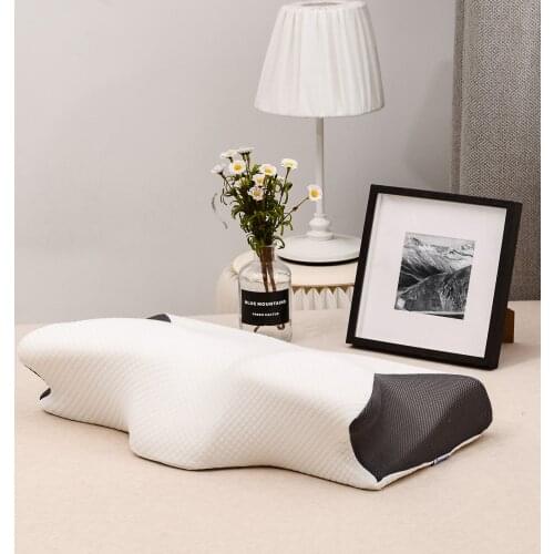 Orthopedic Memory Foam Pillow 60x35cm Slow Rebound Soft Memory Slepping Pillows Butterfly Shaped Relax The Cervical For Adult