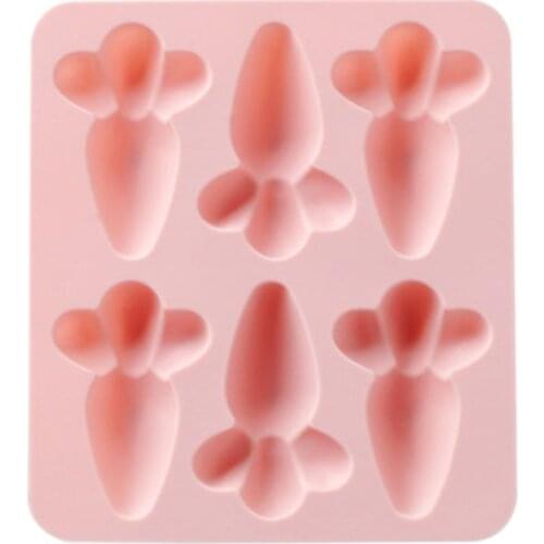 Easter Carrot Silicone Cake Mold Cupcake Pudding Cookie Muffin Ice Cube Soap Mould Decorating DIY Baking Tool