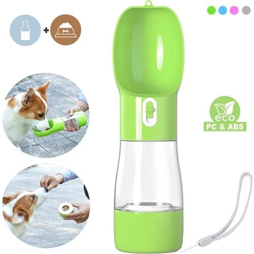 Portable Pet Dog Water Bottle For Small Large Dogs Travel Puppy Cat Drinking Bowl Outdoor food Dispenser Feeder Pet Product