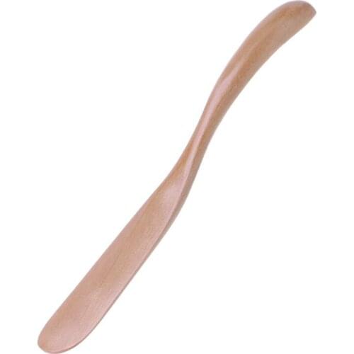 Durable Wooden Butter Knife Japan Style Marmalade Dinner Knives Tableware With Thick Handle