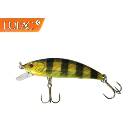 Lutac Minnow fishing lures Wobblers 50mm 5g BKK Pesca Jerkbait Artificial Tackle