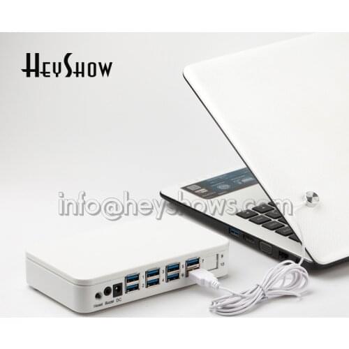 8 Ports Laptop Burglar Alarm System Tablet Security Display Anti-Theft For Mobile Shop System With Alarm Box And Security Cable