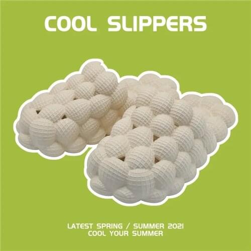 EVA Slippers Cool Summer Men Women Couple Young Fashion Design Balls Soft Sports Wade Charms Couples Boys Unisex Street Boy Girl