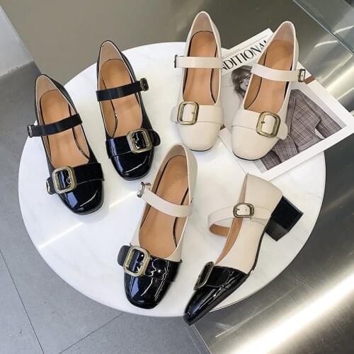 WEIBATE Leather Pumps