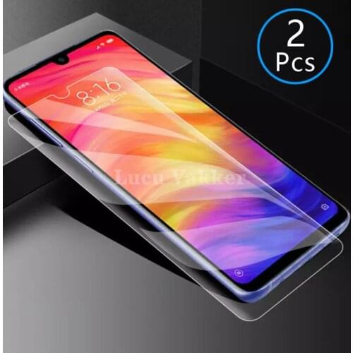2pcs Tempered Glass on redmi note 7 pro s2 Protective Glas Screen Protector Phone Safety Tremp for xiaomi Xiaomi not note7 s 2
