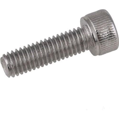 1pcs M10 304 stainless steel reverse teeth left tooth reverse buckle left turn hex screws bolts 20mm-50mm Length
