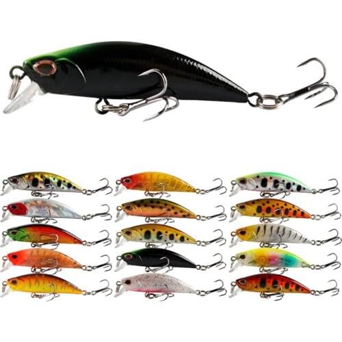 1pc 5.5cm 5g Sinking Minnow Fishing Lure Mini Crankbait Plastic Fishing Bait Pesca Carp Fishing Tackle Swimbait