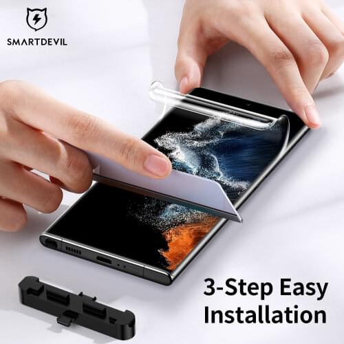 SmartDevil Screen Protectors For Samsung S21 S20 Plus Soft Film For Samsung Galaxy S21 S20 Ultra Full Coverage Protective Film