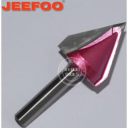 6*22*60degree V Shape 3D Woodworking Router Bits Engraving Chamfering MDF PVC Acrylic