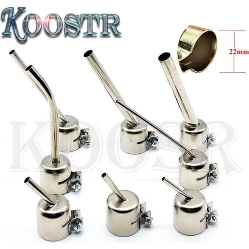 850 852 852D 853 Lengthen Oblique Angle 45 Degrees SMD BGA nozzle 3mm 5mm 10mm For YIHUA AOYUE Hot Air Gun Desoldering Station