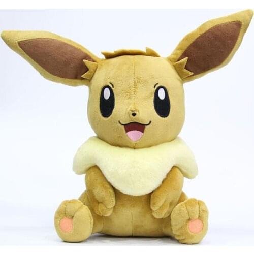 Anime Pokemon Cute Eevee Plush Toys Soft Stuffed 30cm Doll Lets Go Game Pokemon Monster Eevee Pillow Cotton Plush for Children