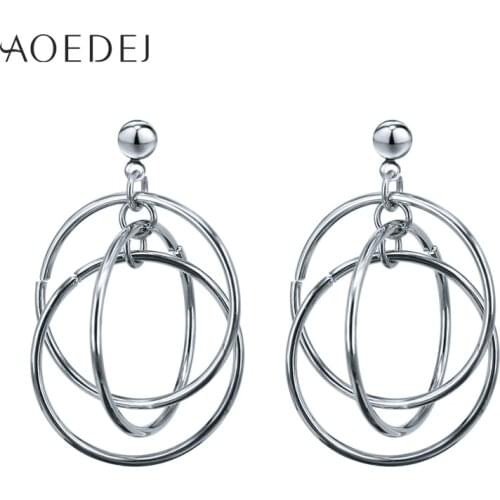 AOEDEJ Drop Earrings Kpop Boys Jewelry Accesorios 2 Pcs Korean Earrings Gifts Jewellery Piercing Dangle Earrings Women Men