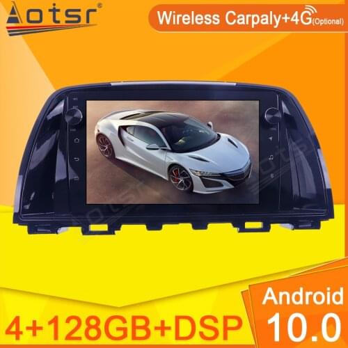 128G Carplay For Mazda Atenza 2013-2016 Car Radio Video Multimedia Player Navi Stereo GPS Android 10 No 2Din 2 Din DVD Head Unit
