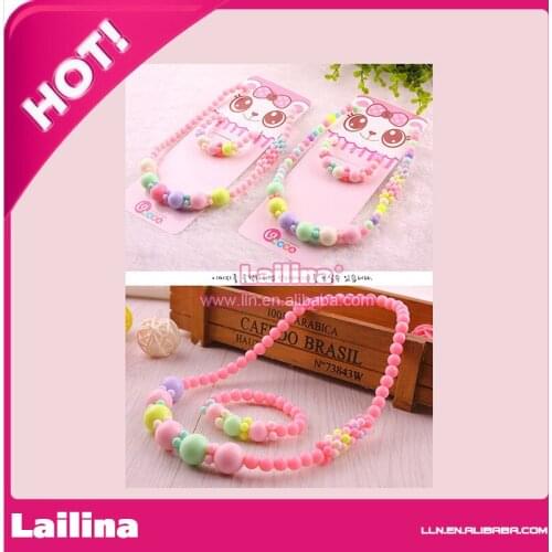 Free Shipment 50 PCS /Lot Wholesale/Retail child/kid/girl bead chunky bubblegum necklace for charming DIY jewelry decoration