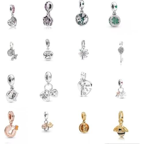 GChic Beads Charms Pendant Fit Original Pandora Bracelet Fashion Women DIY Jewelry Pulseras Mujer Moda Bead Charm