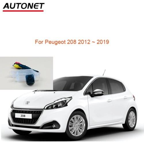 HD 1280*720 Rear View Camera For Peugeot 208 2012 2013 2014 2015 2016 2017 2018 2019 license plate camera/CCD Fisheye car camera