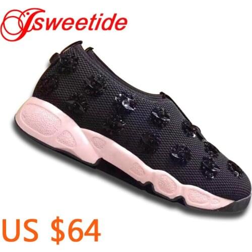 Flat platform Fashion Women High Quality Sneakers Ladies Casual Flat Ballet Shoes Breathable Walking Brand Canvas Embroidered