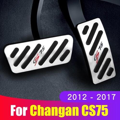 Car pedal cover Accelerator brake Clutch pedal Cover Non-Drilling Interior Refit For Changan CS75 2012 2013 2014 2015 2016 2017