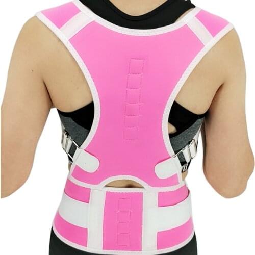 Shoulder Magnetic Men Women Waist Posture Corrector Back Brace Lumbar Spine Support Belt Orthopedic Elastic Corset Pain Relief