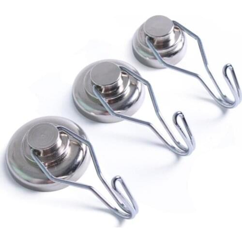 Magnetic Suction Cup Magnetic Hook 360 Degree Strong Rotating Hook Magnetic Steel Hook Magnet